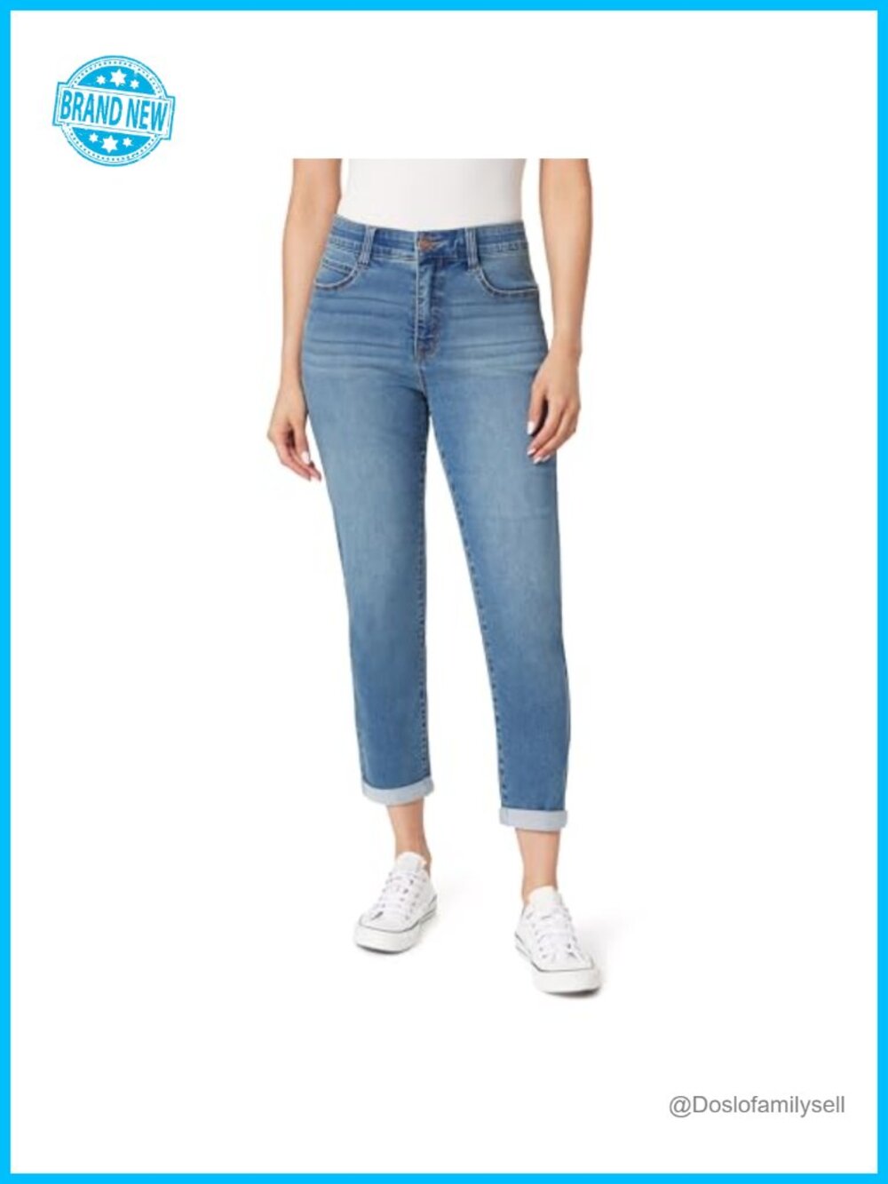 Convertible Skinny High Rise Jeans with TummyTech Pocketing